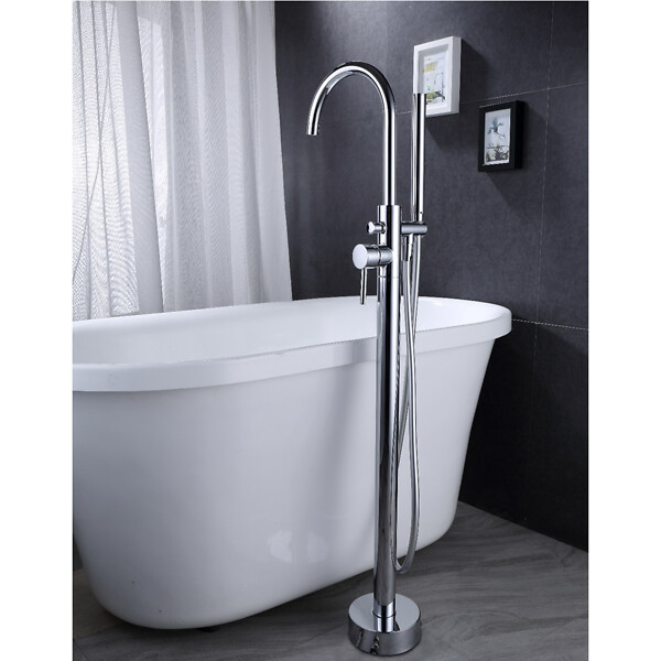 STANO - Robinet mitigeur baindouche sur pied DEBRIO pour baignoire îlot - large