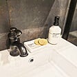 ESSEBAGNO - Cambridge mitigeur lavabo orb noir vieilli - vignette