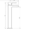 STANO - Robinet mitigeur lavabo cascade réhaussé TANO - vignette