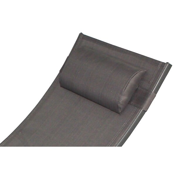CONCEPT USINE - Transat gris ajustable et empilable 2 pièces avec pieds acier LIMEA - large