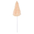 OUTSUNNY - Parasol de plage jardin design hawai 160 cm raphia artificiel beige - vignette