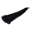 OUTSUNNY - Moustiquaire cylindrique pour parasol 3 m diamètre avec fermeture éclair et lestage noir - vignette