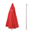 OUTSUNNY - Parasol inclinable octogonal Ø 190 cm tissu polyester haute densité anti-UV hauteur réglable mât alu sac de transport inclus rouge - vignette
