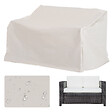 OUTSUNNY - Housse de protection mobilier de jardin bâche étanche 140L x 84l x 56/94H cm oxford haute densité 600D beige - vignette