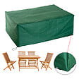 HOMCOM - Housse de protection etanche pour meuble salon de jardin rectangulaire 210L x 140l x 80H cm vert - vignette