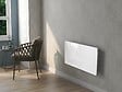 KALIA - Radiateur électrique céramique GLASS blanc 2000W - vignette