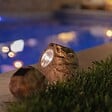 LUMISKY - 3 Rochers solaires ROCKY BROWN H14cm - vignette