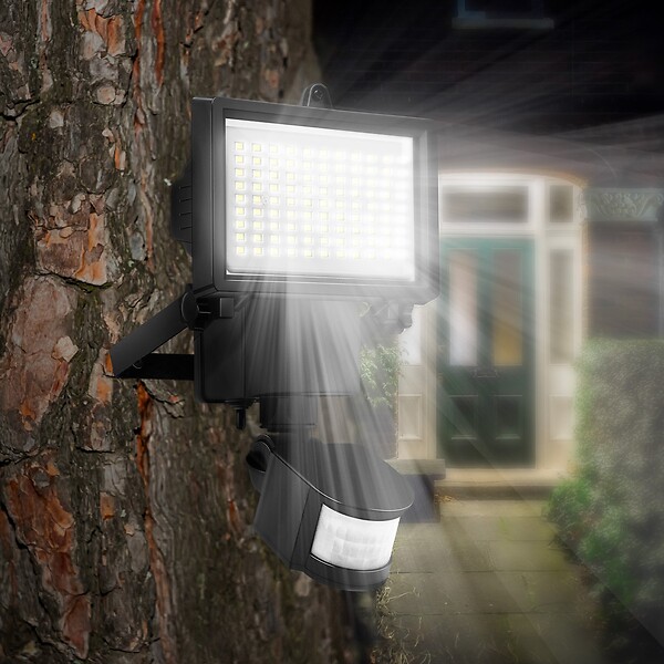 LUMISKY - Projecteur solaire sensor COOPER Noir 1000LM - large