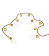 ATMOSPHERA - Guirlande décorative à piles 10 LED Ampoules sur Cable aspect Corde L 165 cm - vignette