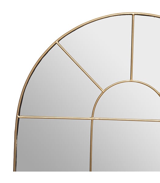ATMOSPHERA - Miroir mural Arcade en Métal Doré 54 x 74 cm - large