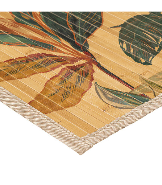 5 FIVE SIMPLY SMART - Tapis de salle de Bain Lattes en Bambou 50 x 80 cm déco Palawan - large
