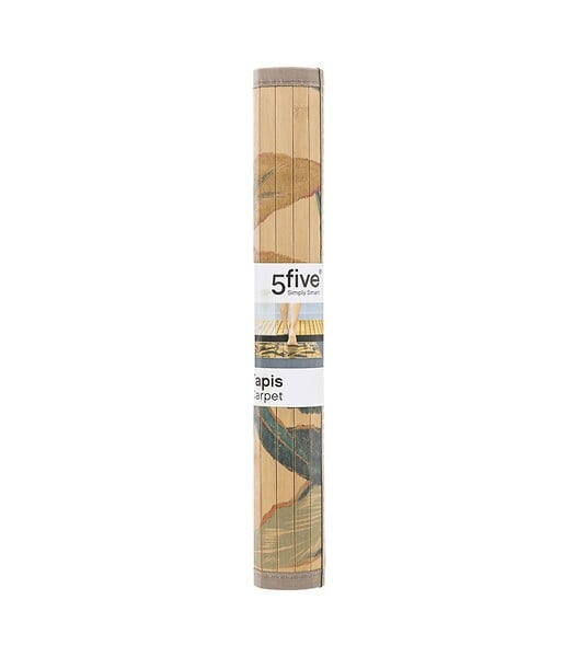 5 FIVE SIMPLY SMART - Tapis de salle de Bain Lattes en Bambou 50 x 80 cm déco Palawan - large