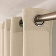 C MA DECO - Voilage tissage texturé Elena - 8 œillets - Beige - 140x240cm - vignette