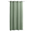 C MA DECO - Voilage uni ajouré avec 8 œillets - Vert céladon - H.240xL.140cm - vignette