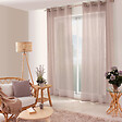 C MA DECO - Voilage à œillets vison - L.140xH.240cm - vignette