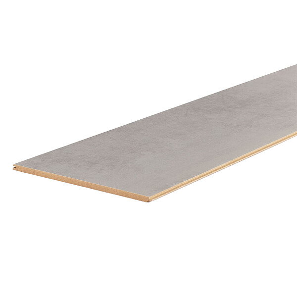 FORESTEA - Lot de 3 planches palier rénovation d'escalier stratifié light grey 2050 x 225 x 8 mm - PEFC 70% - large