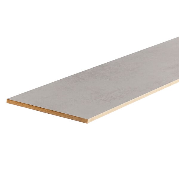 FORESTEA - Lot de 3 contremarches rénovation d'escalier stratifié light grey 1300 x 200 x 8 mm - PEFC 70% - large