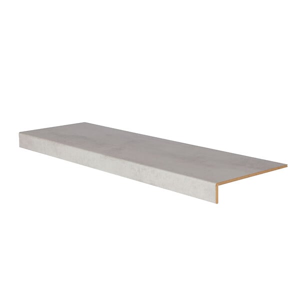 FORESTEA - Marche rénovation d'escalier stratifié light grey 1000 x 300 x 56 mm - PEFC 70% - large