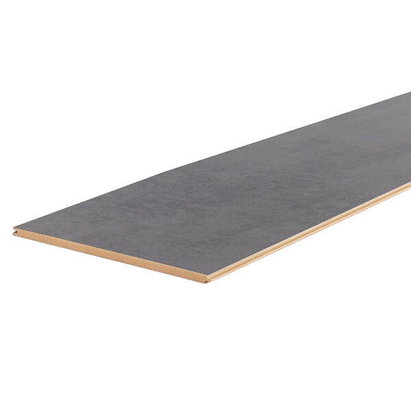 FORESTEA - Lot de 3 planches palier rénovation d'escalier stratifié dark grey 2050 x 225 x 8 mm . - PEFC 70% - large