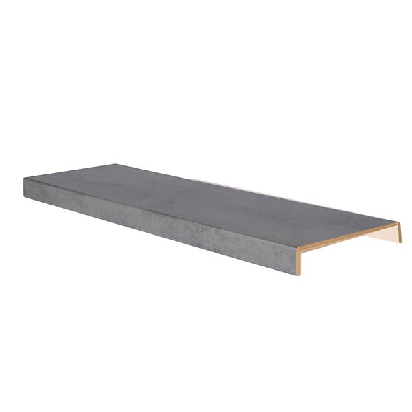 FORESTEA - Marche rénovation d'escalier XXL stratifié dark grey 1300 x 610 x 56 mm - PEFC 70% - large