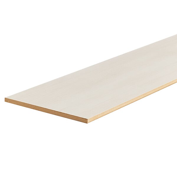 FORESTEA - Lot de 3 contremarches rénovation d'escalier stratifié blanc 1300 x 200 x 8 mm - PEFC 70% - large