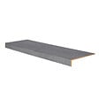 FORESTEA - Marche rénovation d'escalier stratifié dark grey 1300 x 380 x 56 mm - PEFC 70% - vignette