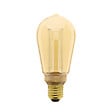 XANLITE - Ampoule LED déco, culot E27, forme Edison hologramme, puissance 4W, flux 200 lm, lumière blanc très chaud 1800 K, verre ambré, usage intérieur décoratif - vignette