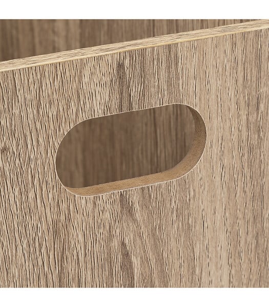 5 FIVE SIMPLY SMART - Boîte de rangement en Bois Naturel 15 x 31 x 15 cm - large