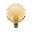XANLITE - Ampoule LED décorative Globe G125 - Verre ambré - E27 4W - vignette