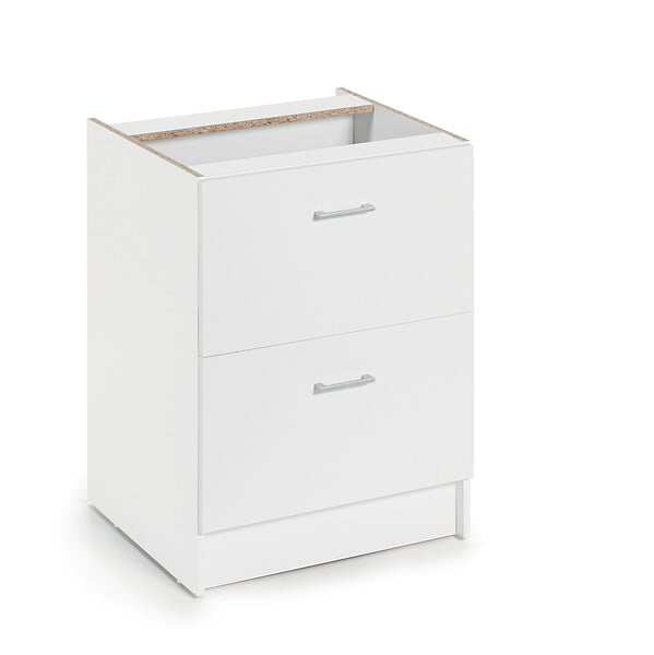 GRUPOALVIC - Meuble bas pour cuisine Laura - 2 casserroliers - L60cm - large