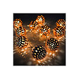 KOOPMAN - Guirlande Boule Métal Cuivre à Led 1m - vignette