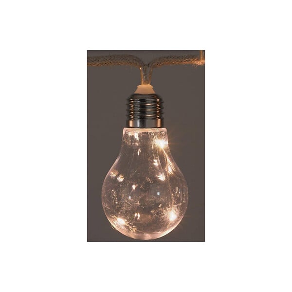 EDM - Guirlande en corde EDM - style industriel - 10 ampoules LED - 2,25 m - 71323 - large