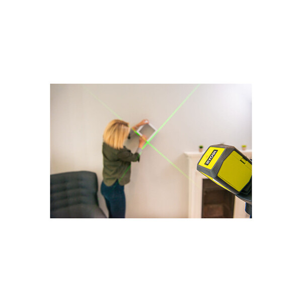 RYOBI - Laser croix verte RYOBI - 15m de portée - RBCLLG1 - large