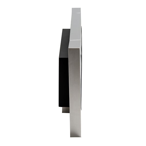HOMCOM - Cheminée bioéthanol murale design Bauhaus 2 brûleurs 3 L couverture 25-30 m² acier inox brossé - large