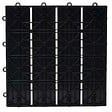 PROGARDEN - Dalle de sol 30x30cm lot de 6 Gris foncé - vignette