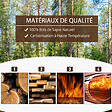 OUTSUNNY - Jardinière sur pieds bac à fleurs dim. 100L x 36l x 36H cm inserts d'irrigation inclus bois massif sapin traité - vignette