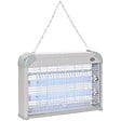 OUTSUNNY - Outsunny Lampe UV anti-insectes anti moustique tue mouche électrique destructeur d'insectes 20 W gris - vignette