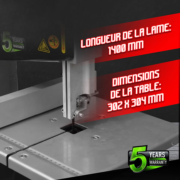 CONSTRUCTOR - Scie à  ruban 250W avec guide latéral - Constructor - large