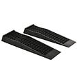 HOMCOM - Rampes de levage pour voiture véhicule utilitaire caravane camping-car dim. 20L x 70l x 8H cm HDPE noir - vignette