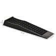 HOMCOM - Rampes de levage pour voiture véhicule utilitaire caravane camping-car dim. 20L x 70l x 8H cm HDPE noir - vignette