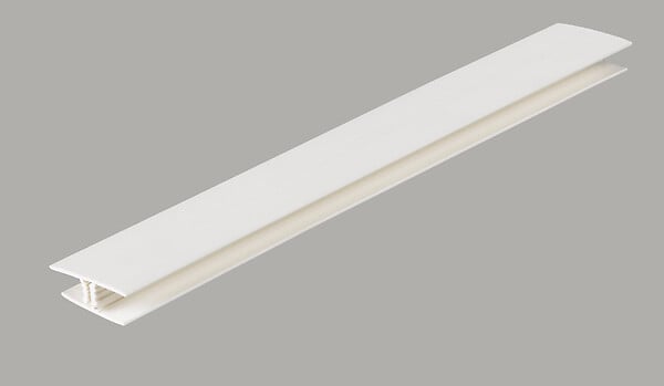 DUMAPLAST - Raccord universel PVC clipsable - Blanc crème - 2.6m - large