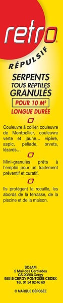 ACTO - Répulsifs serpents -tous reptiles mini granulés - large