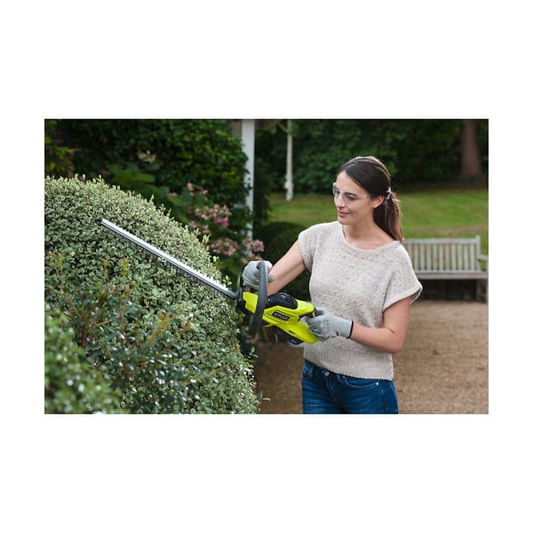 RYOBI - Pack RYOBI taille haie 18V One+ lithium OHT1845 - souffleur 18V One+ OBL1820S - sans batterie ni chargeur - large