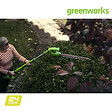 GREENWORKS TOOL - Taille-haies télescopique 51 cm GREENWORKS 24V - 1 batterie 2.0 Ah - 1 chargeur - G24PH51K2 - vignette