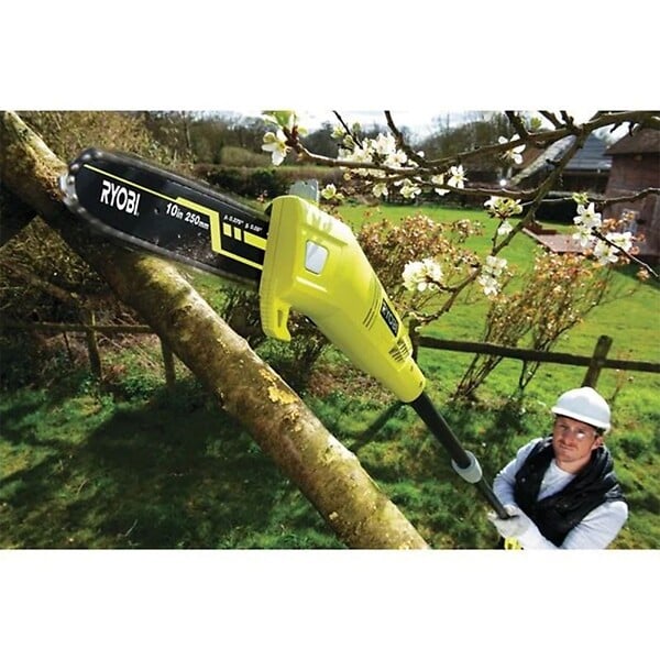 RYOBI - Pack RYOBI élagueur électrique sur perche RPP755E - chaîne 25cm pour élagueur électrique sur perche RAC240 - large