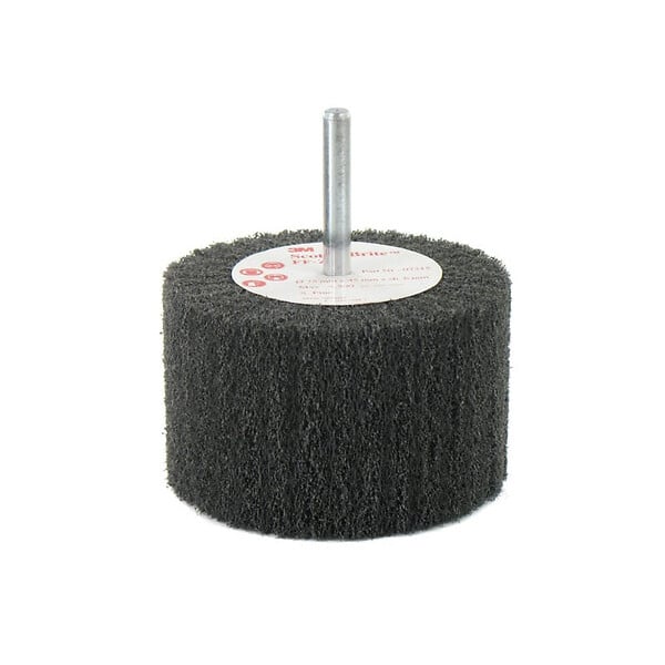 3M - Brosse 3M scotch-brite FF-ZS fine diamètre 75 mm x 1 - large