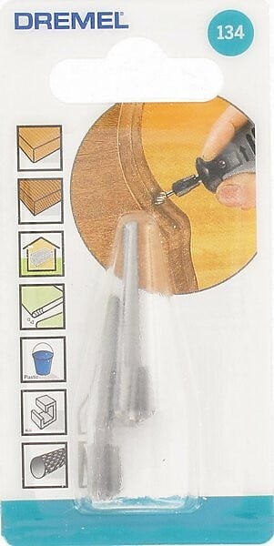 DREMEL - Lot de 2 fraise haute vitesse en acier rapide - large