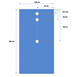 U-TILE - Réhausse pour receveur à carreler 200 x 120 cm x 8 mm d'épaisseur - vignette