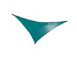 JARDIDECO - Voile d'ombrage triangulaire SERENITY - 5 x 5 x 5 m - Bleu Canard - Jardiline - vignette