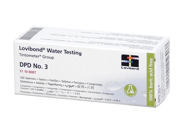 LOVIBOND - Réactif DPD3 (100 pastilles) testeur électronique Scuba - Lovibond - large